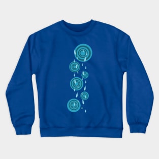 Blue Rain Crewneck Sweatshirt